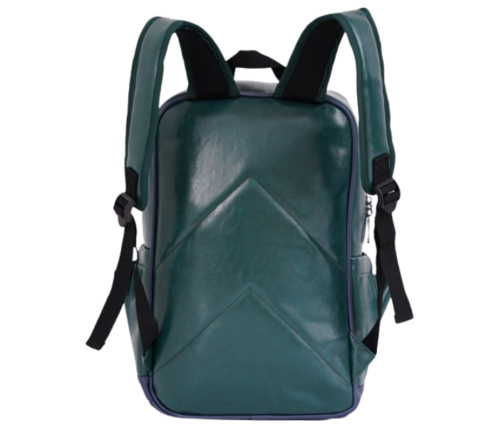 Para John PJBP6665 16Inch Genuine Leather Backpack - Green - Zoom Image 2