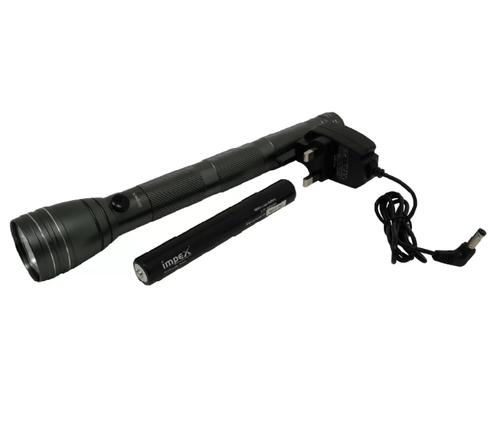 Impex Hunter H1 Rechargeable LED Flash Light - Black - Zoom Image 5