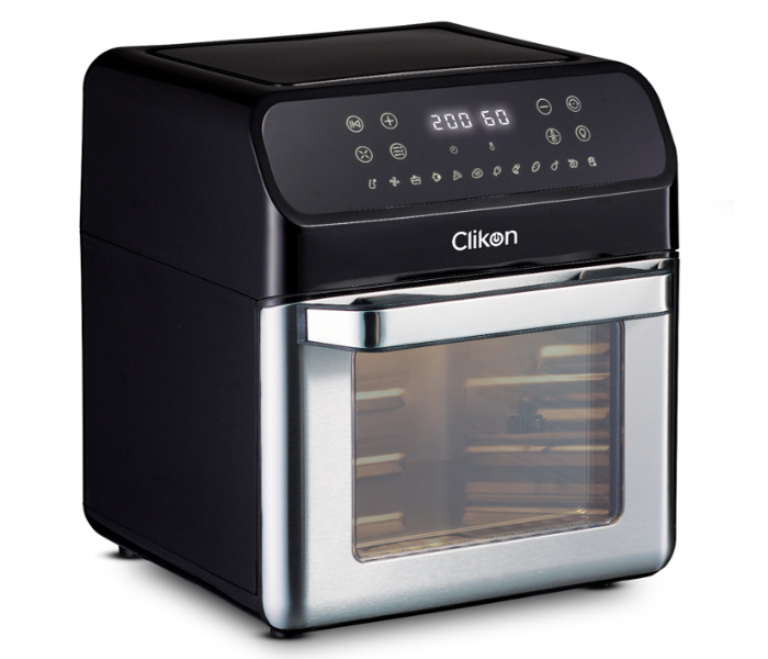 Clikon CK359 12Liter Digital Airchef 1700W Airfryer with Window - Black and Silver - Zoom Image