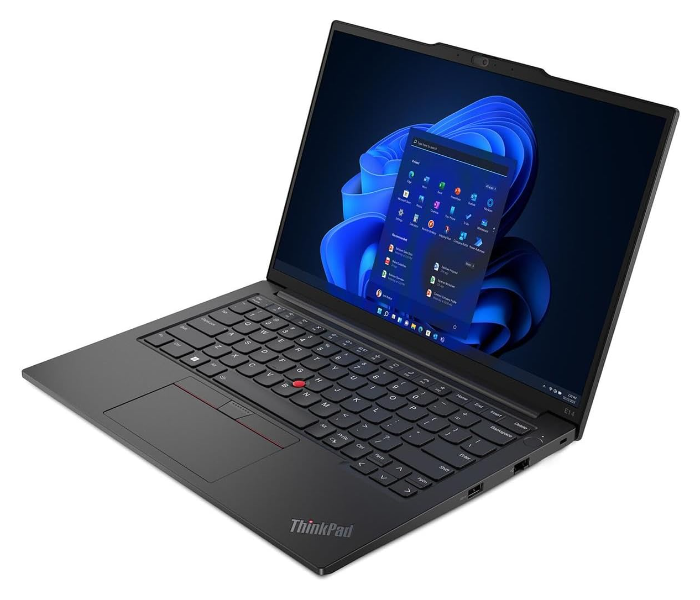 Lenovo 21JK000NGR ThinkPad E14 Gen 5 ntel Core i5-1335U 8GB RAM 512GB SSD NVIDIA GeForce MX550 2GB GDDR6 14inch WUXGA IPS Display English Arabic Keyboard - Graphite Black - Zoom Image 3