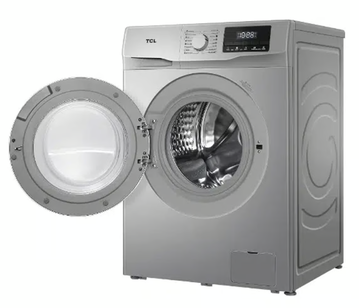 TCL F606FLS 6Kg Front Loading Washing Machine - Silver - Zoom Image 3