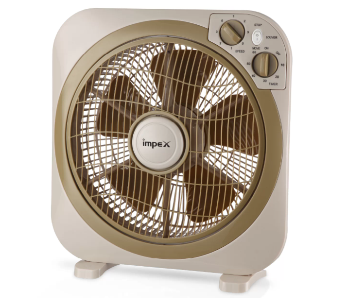 Impex BF 7512 12inch Electronic box fan - Beige and Brown - Zoom Image