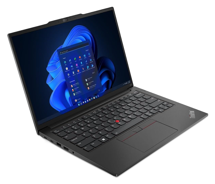 Lenovo 21JK000NGR ThinkPad E14 Gen 5 ntel Core i5-1335U 8GB RAM 512GB SSD NVIDIA GeForce MX550 2GB GDDR6 14inch WUXGA IPS Display English Arabic Keyboard - Graphite Black - Zoom Image 2