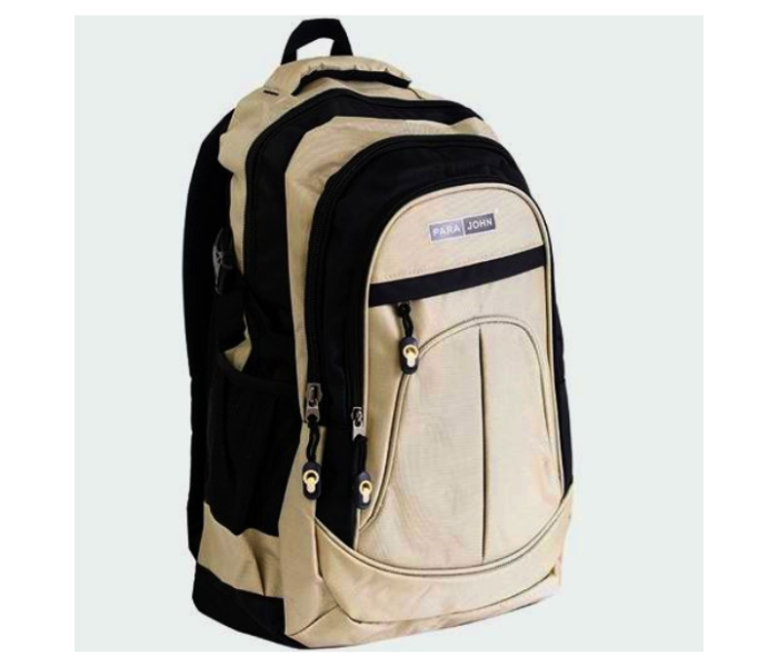 Para John PJSB6001A20 20-inch School Bag - Beige & Black - Zoom Image 2