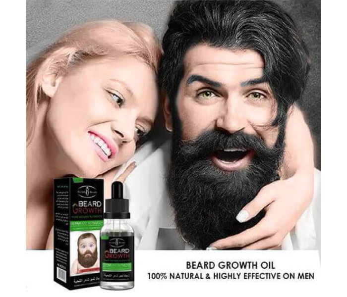 Aichun Beauty Mens 3 in 1 Beard Growth Kit With Shampoo,Growth Oil and Balm For Repair And Regeneration - Zoom Image 2