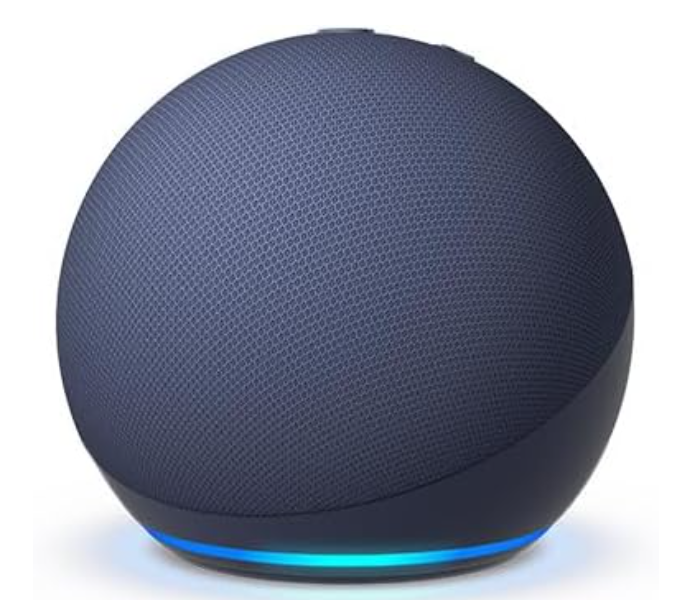 Amazon Echo Dot 5th Gen With Built-in Alexa Smart Speaker - Deep Sea Blue - Zoom Image 1