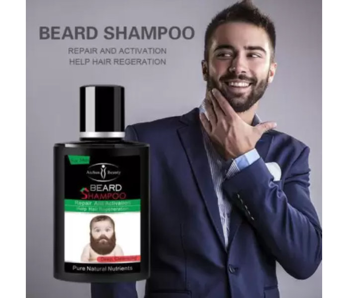 Aichun Beauty Mens 3 in 1 Beard Growth Kit With Shampoo,Growth Oil and Balm For Repair And Regeneration - Zoom Image 3