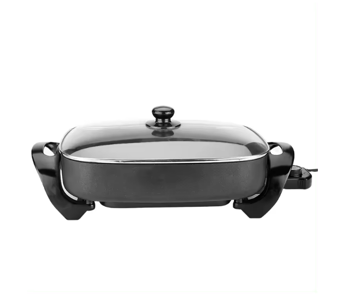 Multifunctional Extra Deep Non-stick Electric Skillet Scratch Resistant 6 Liter Frying Pan - Zoom Image 1