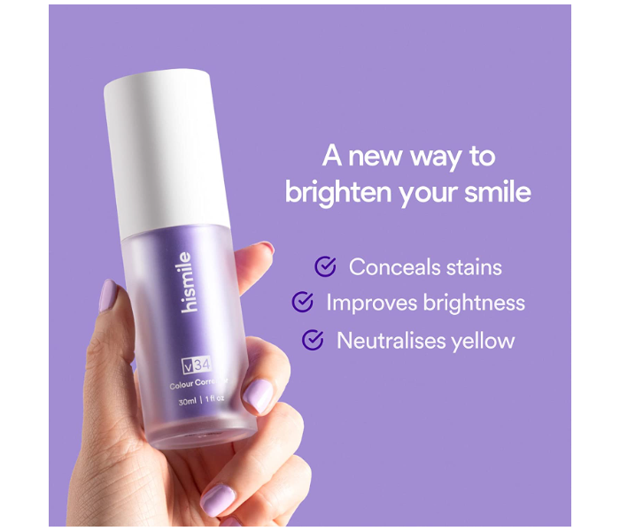 Hiismile Color Corrector Purple Teeth Stain Removal Purple Toothpaste - Zoom Image 7