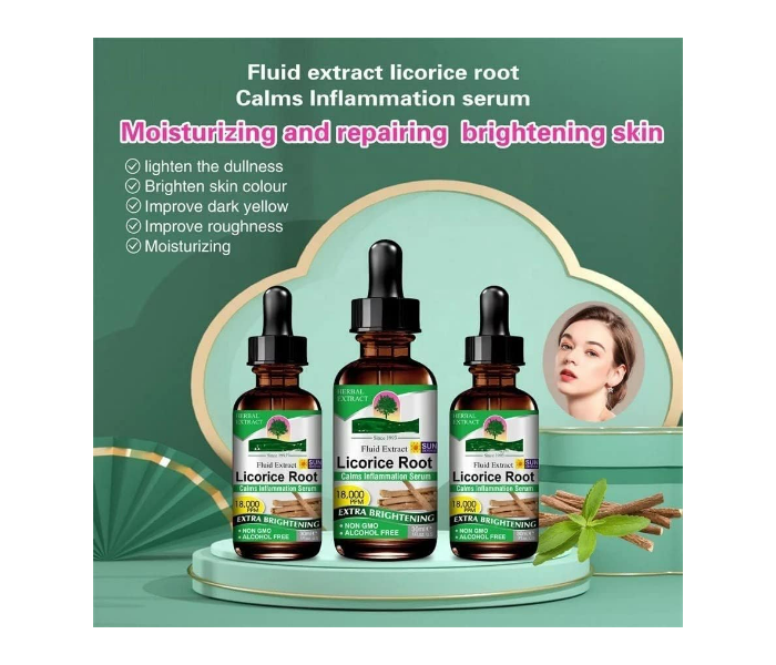 Licorice Root Essential Oil Extract Facial Serum  - Zoom Image 3