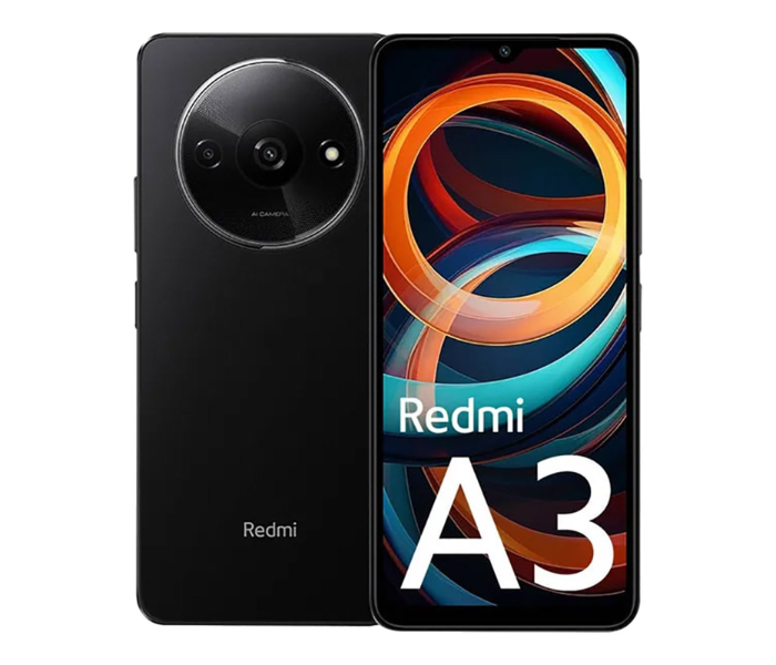 Xiaomi Redmi A3 64GB 4G Smartphone - Midnight Black - Zoom Image 1