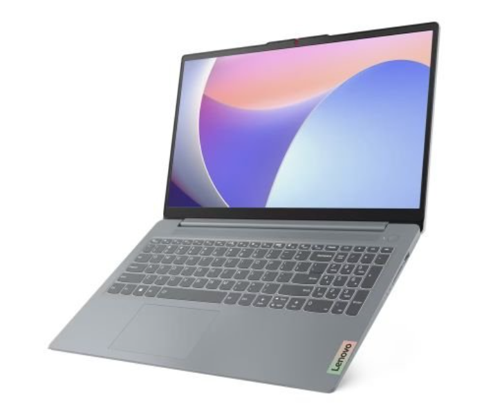 Lenovo 82X70047AX IdeaPad Slim 3 15IRU8 Intel Core i3-1305U 8GB RAM 256GB SSD Intel Integrated UHD Graphics 15.6inch FHD Display English-Arabic Keyboard Windows 11 Home - Arctic Grey - Zoom Image 1