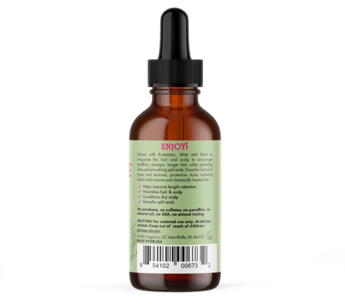 Rosemary Mint Scalp & Hair Strengthening Oil - Zoom Image 2