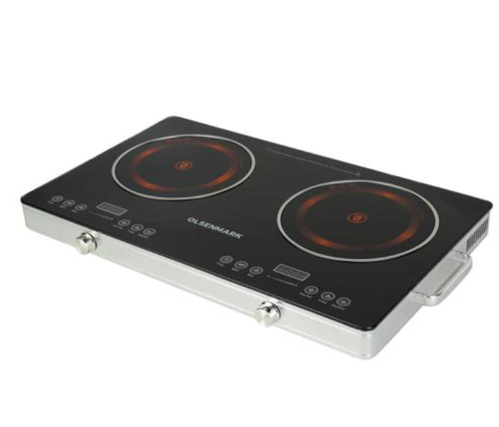 Olsenmark OMIC2280 Ceramic Heating Double Infrared Cooker - Black - Zoom Image 3