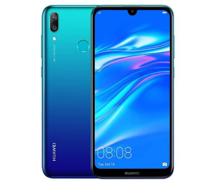 HUAWEI Y7 Prime 2019 Dual Sim Aurora Blue 4GB Ram 128GB - Zoom Image 2