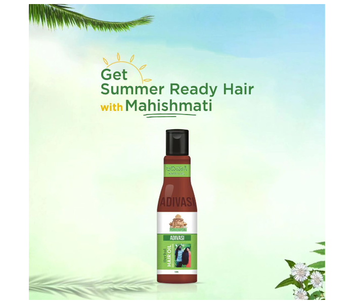 Mahishmati Adivasi Herbal Hair Growth Oil |  MADE IN INDIA  | Controls Hair-Fall Hair Oil  Basically Made By Pure Adivasi Ayurvedic Herbs (100 ml) - Zoom Image 3