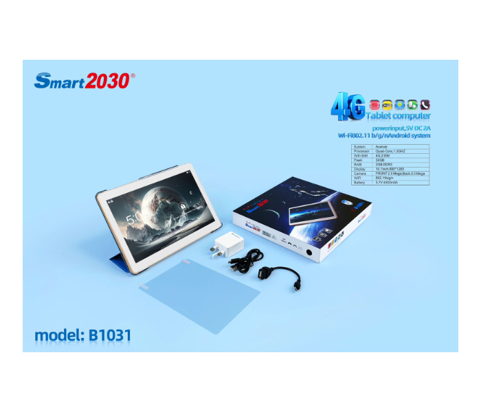 Smart Android Tablet Dual SIM 4G 10 inch,Tablet with Keyboard, B1031 - Zoom Image 3