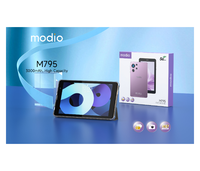 Modio M795 7 Inch HD Screen 6GB RAM 256GB ROM 5G Tablet PC - Zoom Image 2