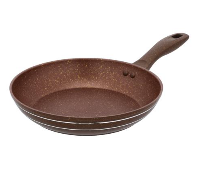 Delcasa DC2220 24Cm Granite Coated Non Stick Forged Aluminium Fry Pan - Brown - Zoom Image 1