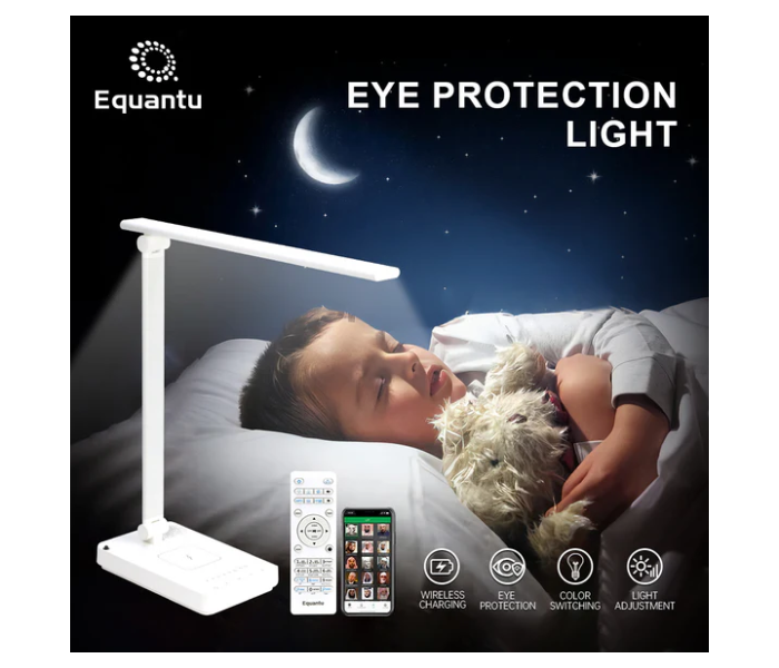 SQ905 Table Lamp Blue Tooth Quran Speaker Eye Protection Wireless Charging Remote Control - Zoom Image 2