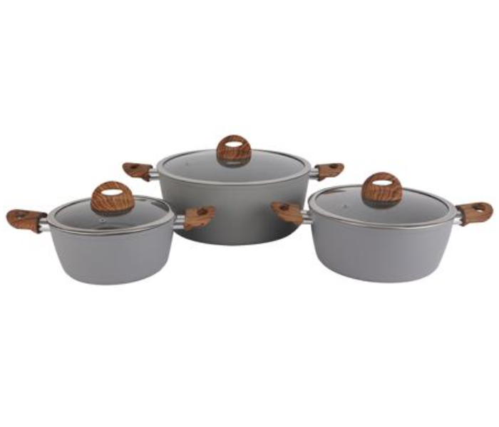 Delcasa DC2284 Marble Coated 10Pieces Non-Stick Chef Master Cookware Set - Zoom Image 3