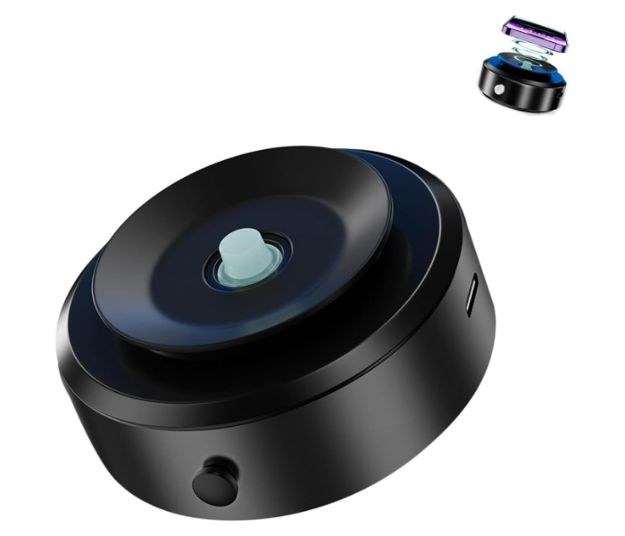 Portable Magnetic Car Suction Cup Holder 360 3D Rotation Safe View Suction Cup Car Phone Mount - Black - Zoom Image 3