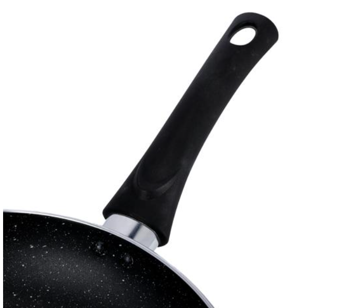 Delcasa DC1579 26Cm Non Stick Aluminium Fry Pan With Glass Lid - Black - Zoom Image 5