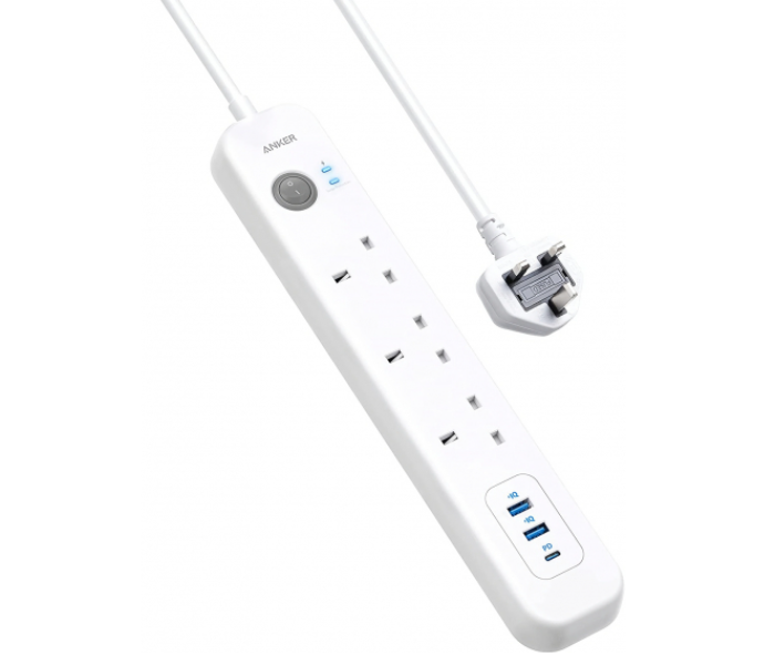 Anker A9136K21 PowerExtend 6-IN-1 USB-C PowerStrip – White - Zoom Image 4