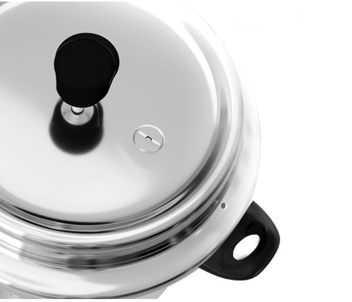 Delici ADPC7E 7Litre Dripless Aluminum Pressure Cooker - Silver - Zoom Image 3