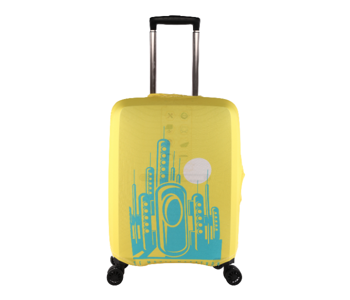 Para John PJLC9918S Luggage Cover Medium Size - Yellow and Blue - Zoom Image