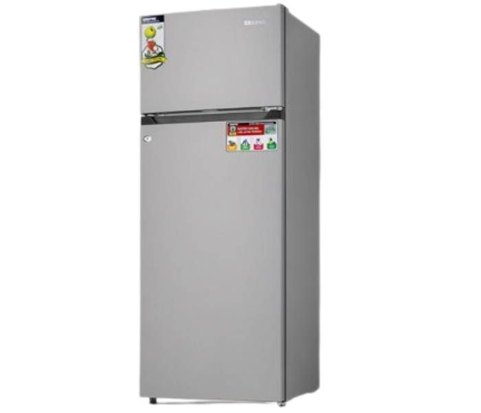 Geepas GRF2400SXE 240L Defrost Double Door Refrigerator, Grey - Zoom Image 3