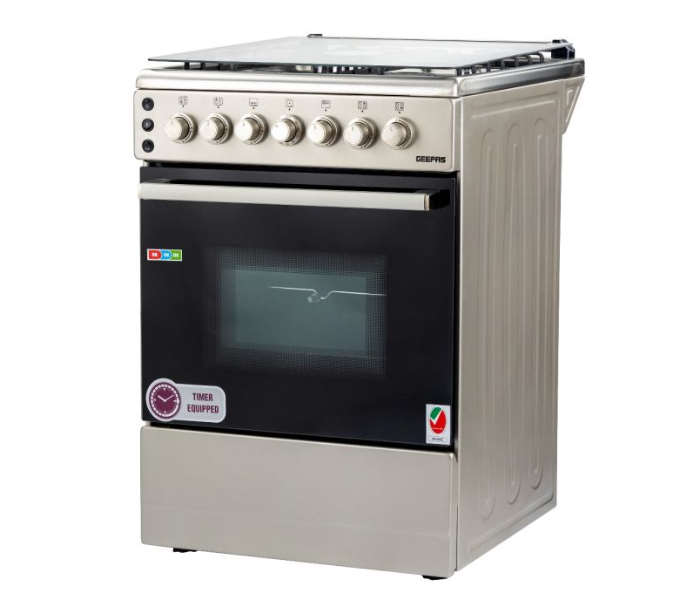 Geepas GCR6059 Free Standing 4 Burner Cooking Range - Silver - Zoom Image 4