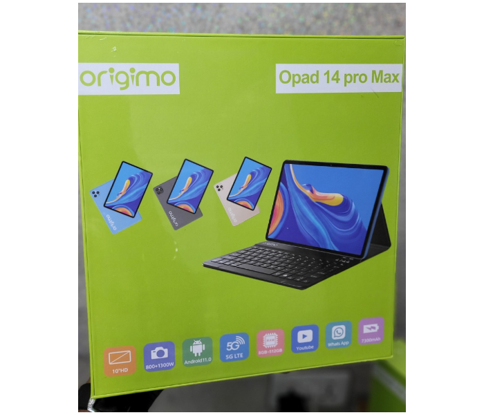 ORIGIMO OPAD 14 PRO MAX ANDROID TABLET PC - 10inch, 8gb Ram & 512gb Rom - Zoom Image 3