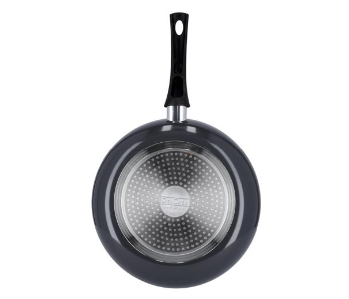 Delcasa DC1579 26Cm Non Stick Aluminium Fry Pan With Glass Lid - Black - Zoom Image 3