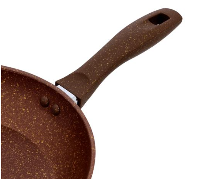 Delcasa DC2220 24Cm Granite Coated Non Stick Forged Aluminium Fry Pan - Brown - Zoom Image 4