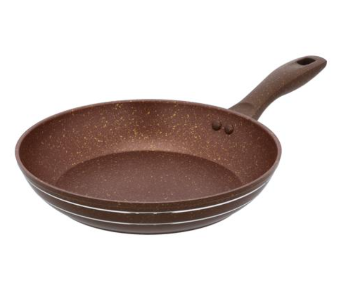 Delcasa DC2216 26Cm Granite Coated Non Stick Forged Aluminium Wok Pan - Brown - Zoom Image 1