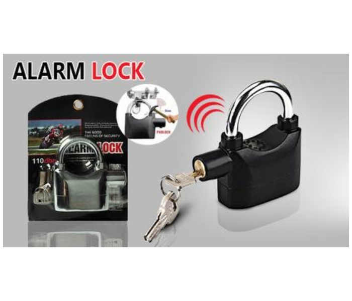 Siren Alarm Lock Anti-Theft Security System Door Motor Bike Bicycle Padlock with 3 Keys - Zoom Image 6