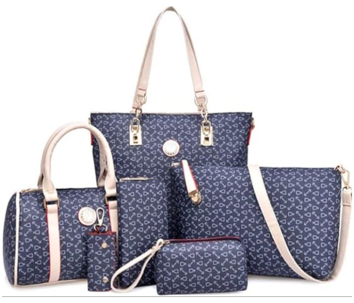 TT-Casual 5 Pieces Handbags Set for Women -Blue - Zoom Image 3