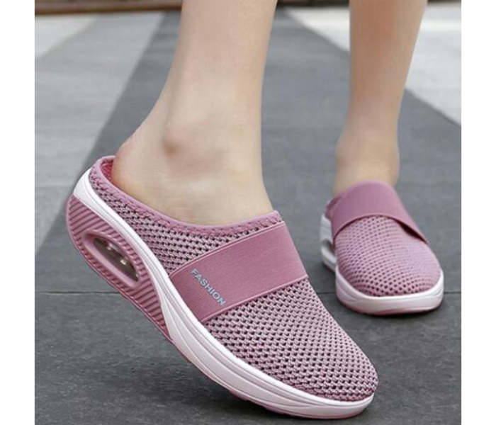 Fashion Breathable Mesh Slip-On Shoes Good-Looking Travel Essentials For Women EU 37 - Purple - Zoom Image 2