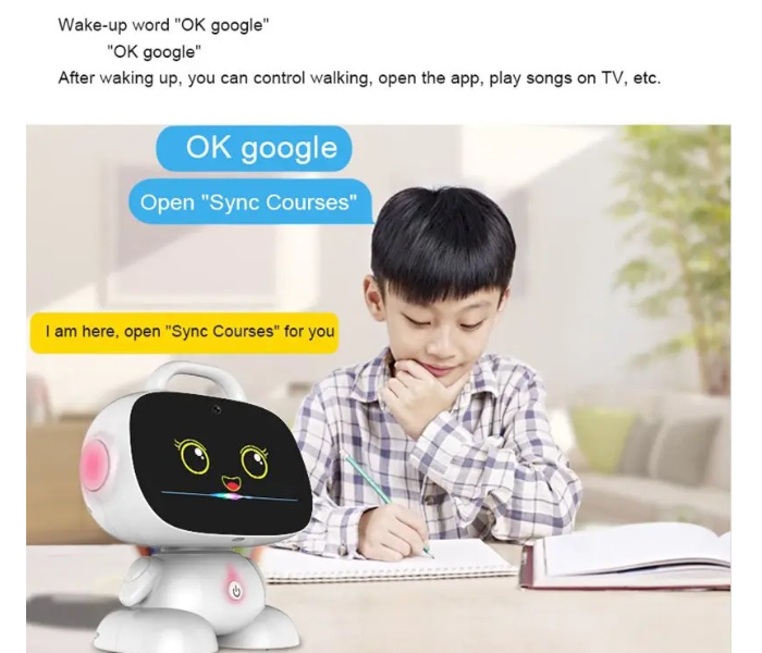 OKAI Next Generation KidSafe Family Robot, Multi Function Smart Home Educational Walking Robot Toy, STEM Smart Learning Companion, Multilingual Personal Assistant - Zoom Image 3