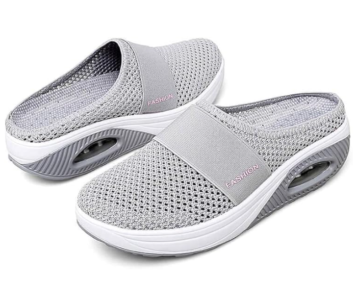 Fashion Breathable Mesh Slip-On Shoes Good-Looking Travel Essentials For Women EU 40 - Grey - Zoom Image 1