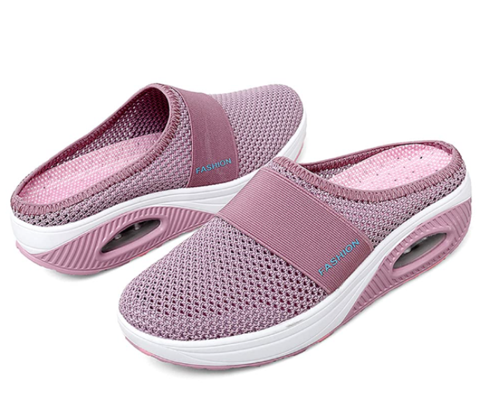 Fashion Breathable Mesh Slip-On Shoes Good-Looking Travel Essentials For Women EU 36 - Purple - Zoom Image 1