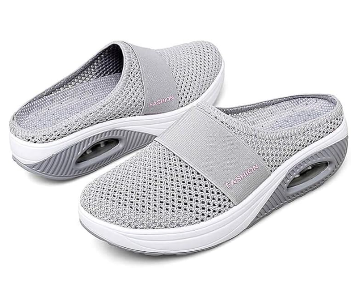 Fashion Breathable Mesh Slip-On Shoes Good-Looking Travel Essentials For Women EU 41 - Grey - Zoom Image 1