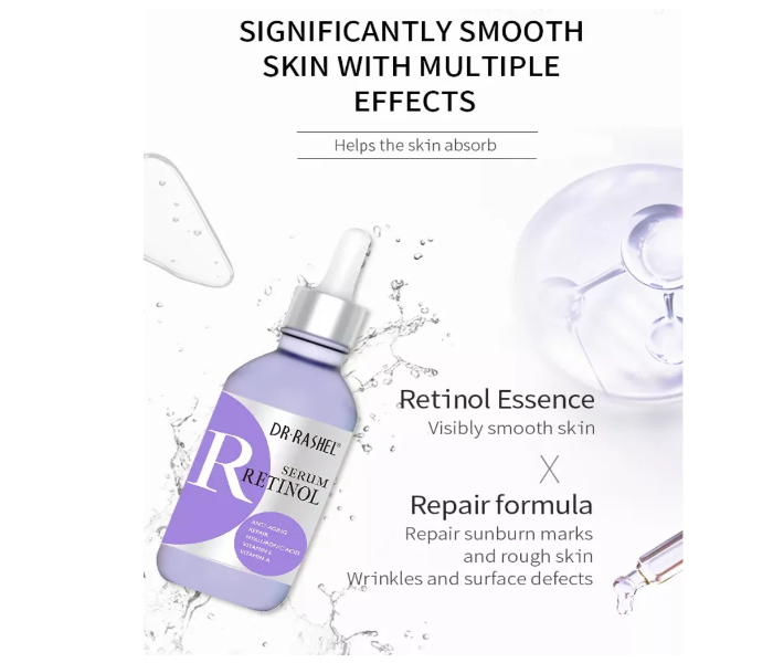 Dr Rashel Vitamin C, Retinol & Hyaluronic Acid Complete Facial Serum Moisturizing Repair Set, in KSA
