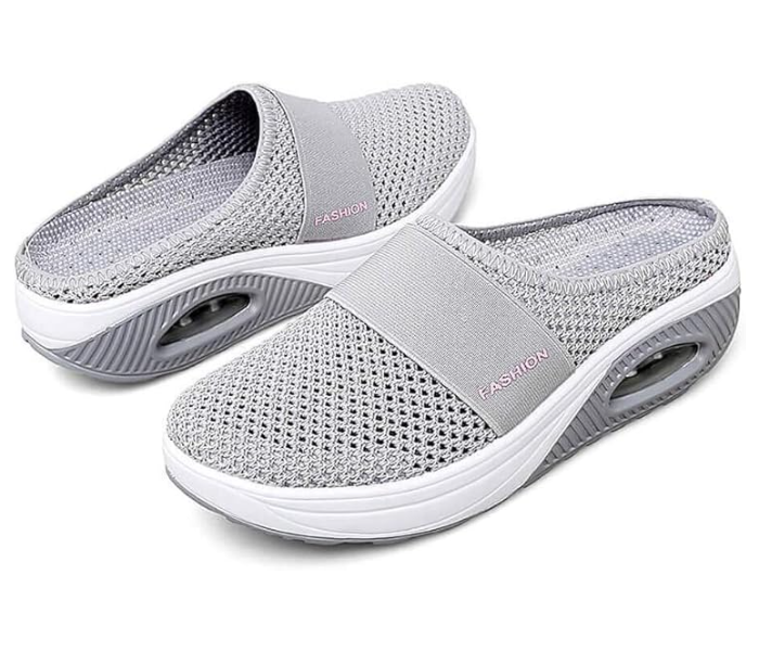 Fashion Breathable Mesh Slip-On Shoes Good-Looking Travel Essentials For Women EU 36 - Grey - Zoom Image 1