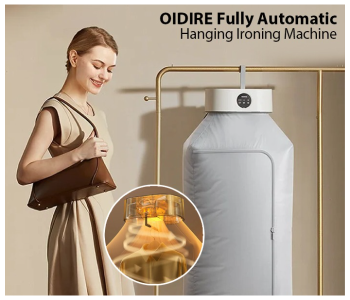 OIDIRE Fully Automatic Hanging Portable cloth dryer Dual mode gentle drying of various clothes materials Easy storage Travel friendly Clothes