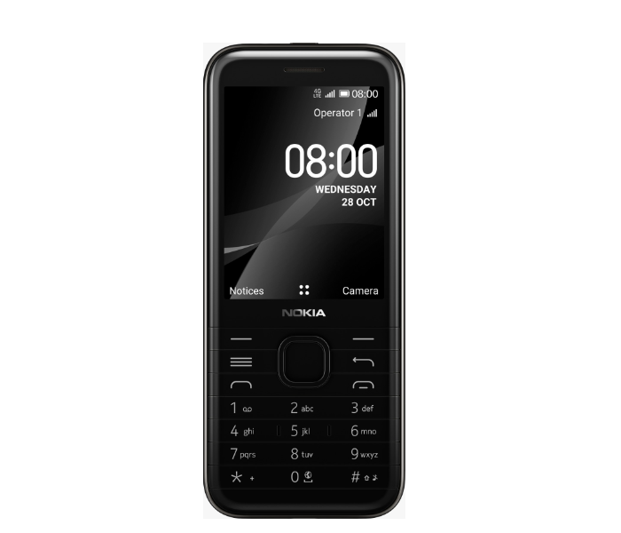 Nokia 8000 Dual SIM Black 512MB RAM 4GB 4G LTE - Zoom Image 4