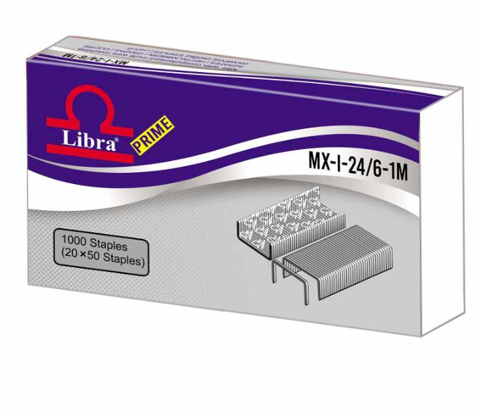 Libra Prime Staple Pin 24/6-1M ( 300 small boxes per Carton) - Zoom Image 3