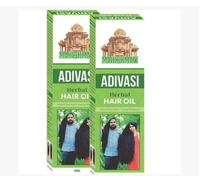 Mahishmati Adivasi Herbal Hair Growth Oil |  MADE IN INDIA  | Controls Hair-Fall Hair Oil  Basically Made By Pure Adivasi Ayurvedic Herbs (100 ml) - Zoom Image 6