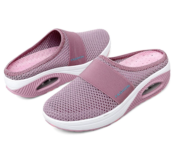 Fashion Breathable Mesh Slip-On Shoes Good-Looking Travel Essentials For Women EU 38 - Purple - Zoom Image 1